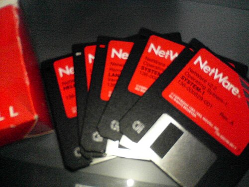 NetWare 3,5 inch diskettes (later)